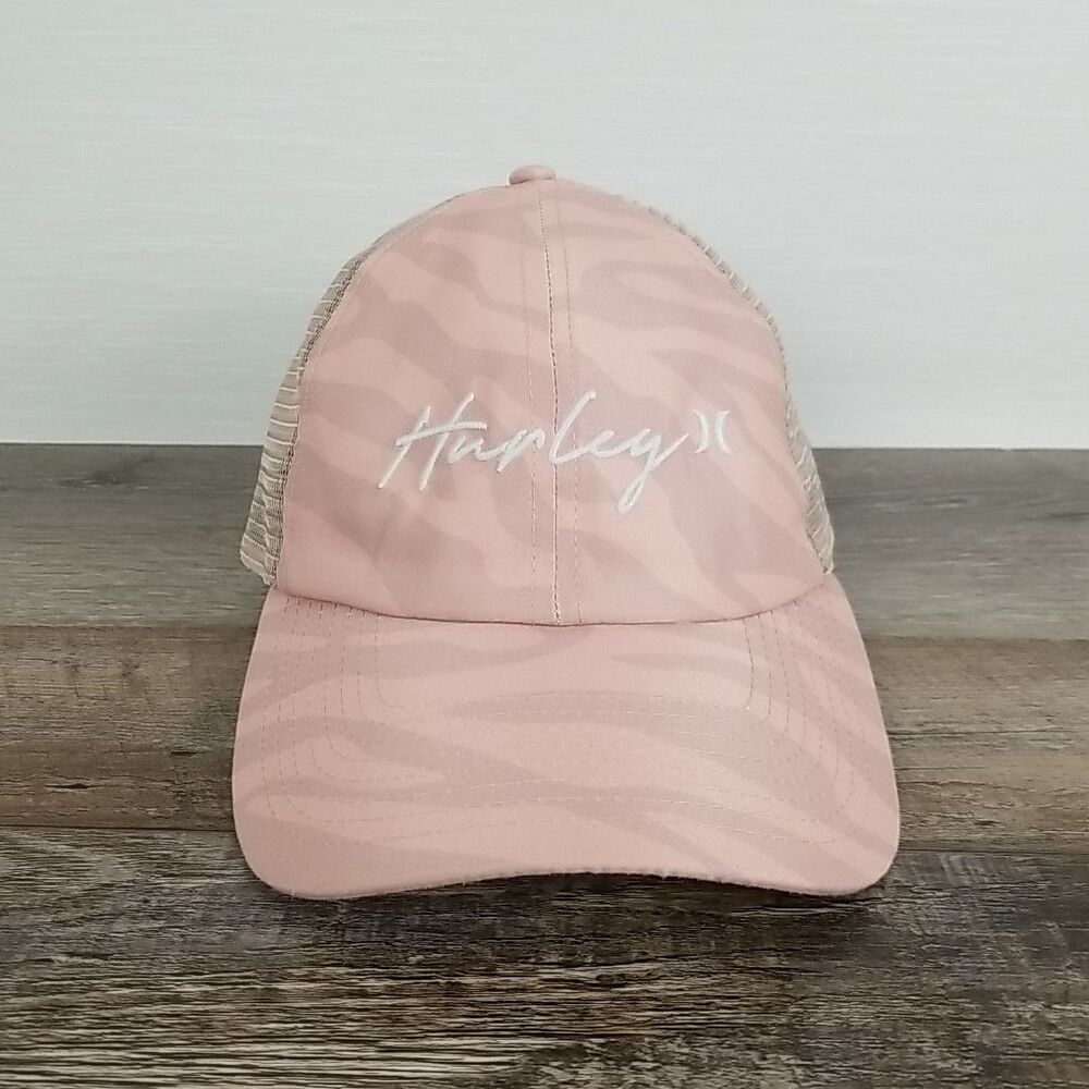Women’s Pink Hurley Key West Camo SnapBack Mesh Hat